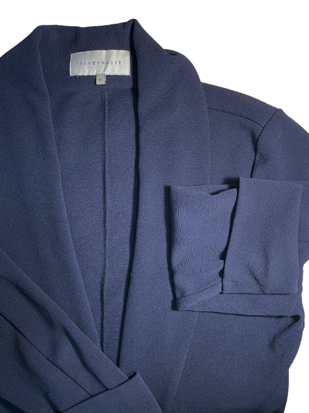 Frenchmauve - Womens Melanie Knit Tunic Navy Blazer - XL - Picture 5 of 6